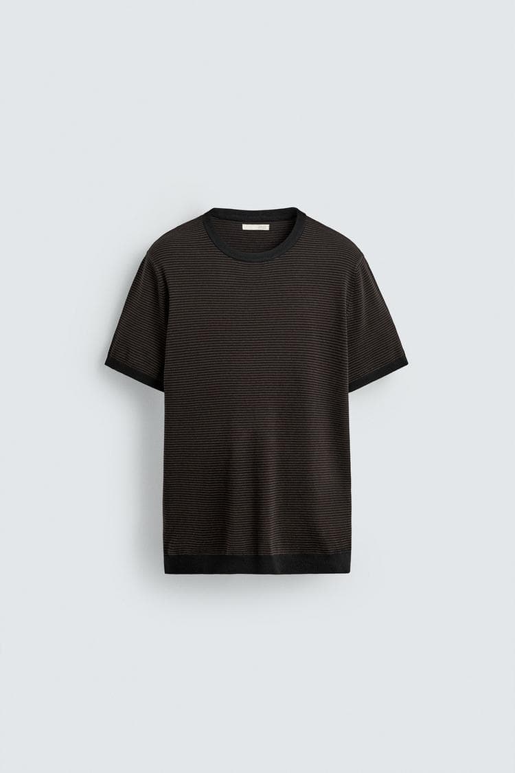 T-SHIRT MALHA REGULAR FIT BÁSICA