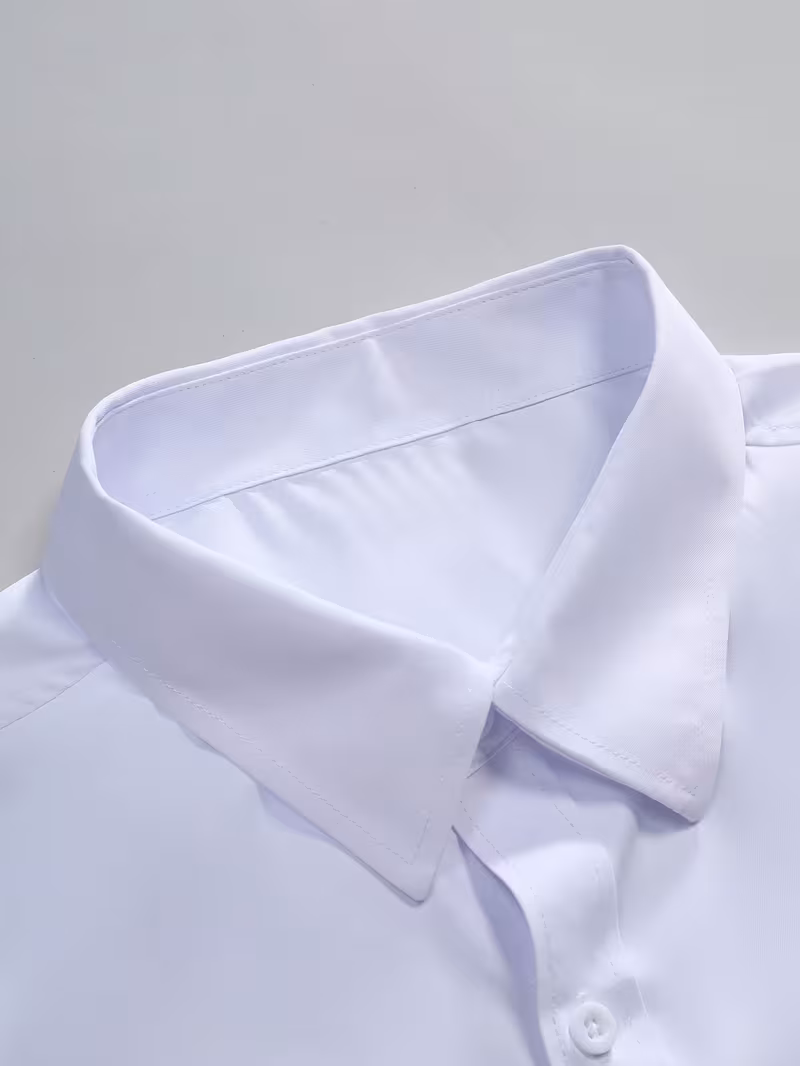 Camisa Elegante de Manga Comprida para Homem
