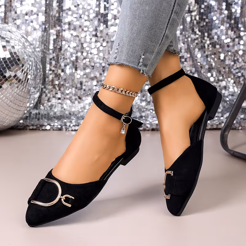 Sapatos de Salto Alto de Bico Fino