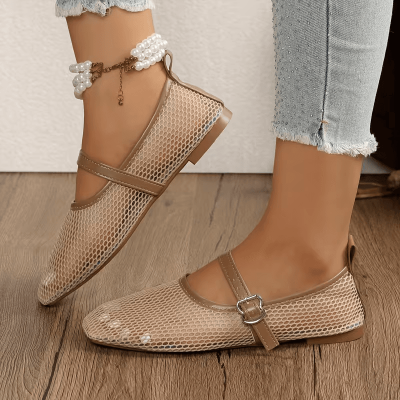 Sapatos de Madeira Rasteiros Casuais Femininos