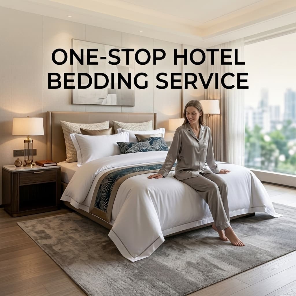Conjunto de Roupa de Cama para Hotel para Todas as Estações, 4 Peças, 100% Algodão, Respirável, Antibacteriano, Retardante de Chamas, Lençóis