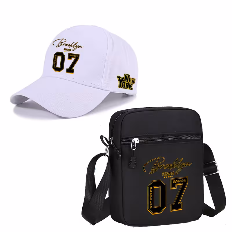 Conjunto de 2 peças Brooklyn 07 com Boné de Baseball Unisexo