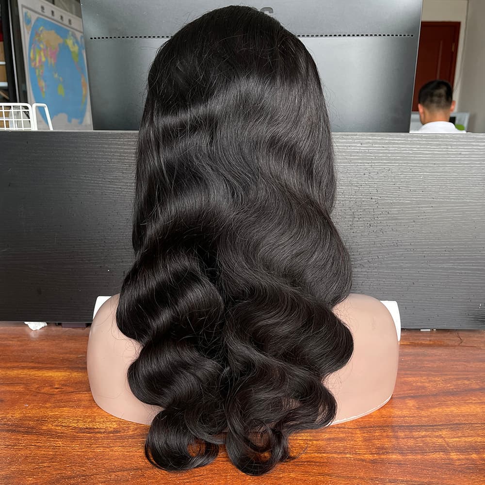 Peruca Lace Frontal de Alta Qualidade, Cabelo Humano Virgem Grau 10A, 100% Cabelo Brasileiro Cru, Ondulado Body Wave Sem avaliações nesse momento 4 vendido(s)