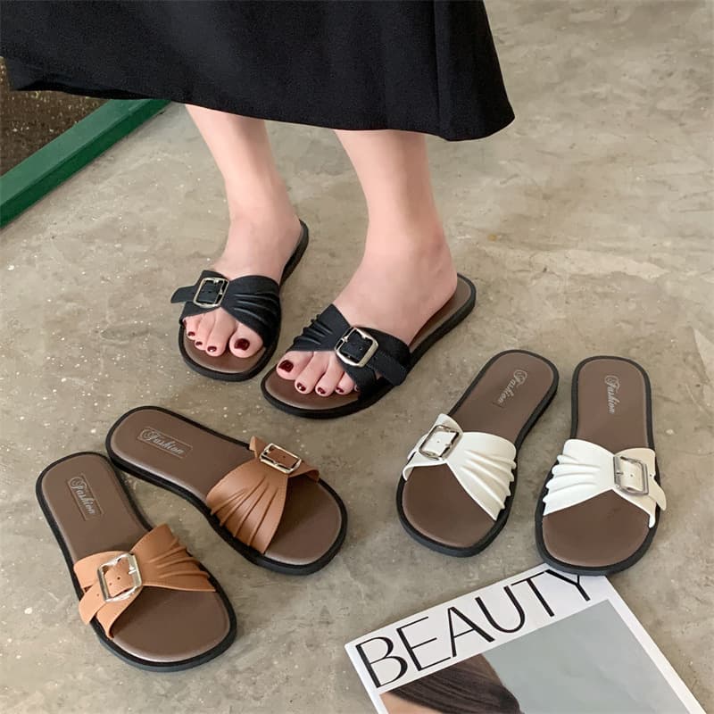 Mulheres PVC Praia Slides Chinelos Sandálias de Verão Grosso Sola Não-Deslizamento Ao Ar Livre Soft Wedge Shoes para Mulheres & Ladies Atacado Ver avaliações